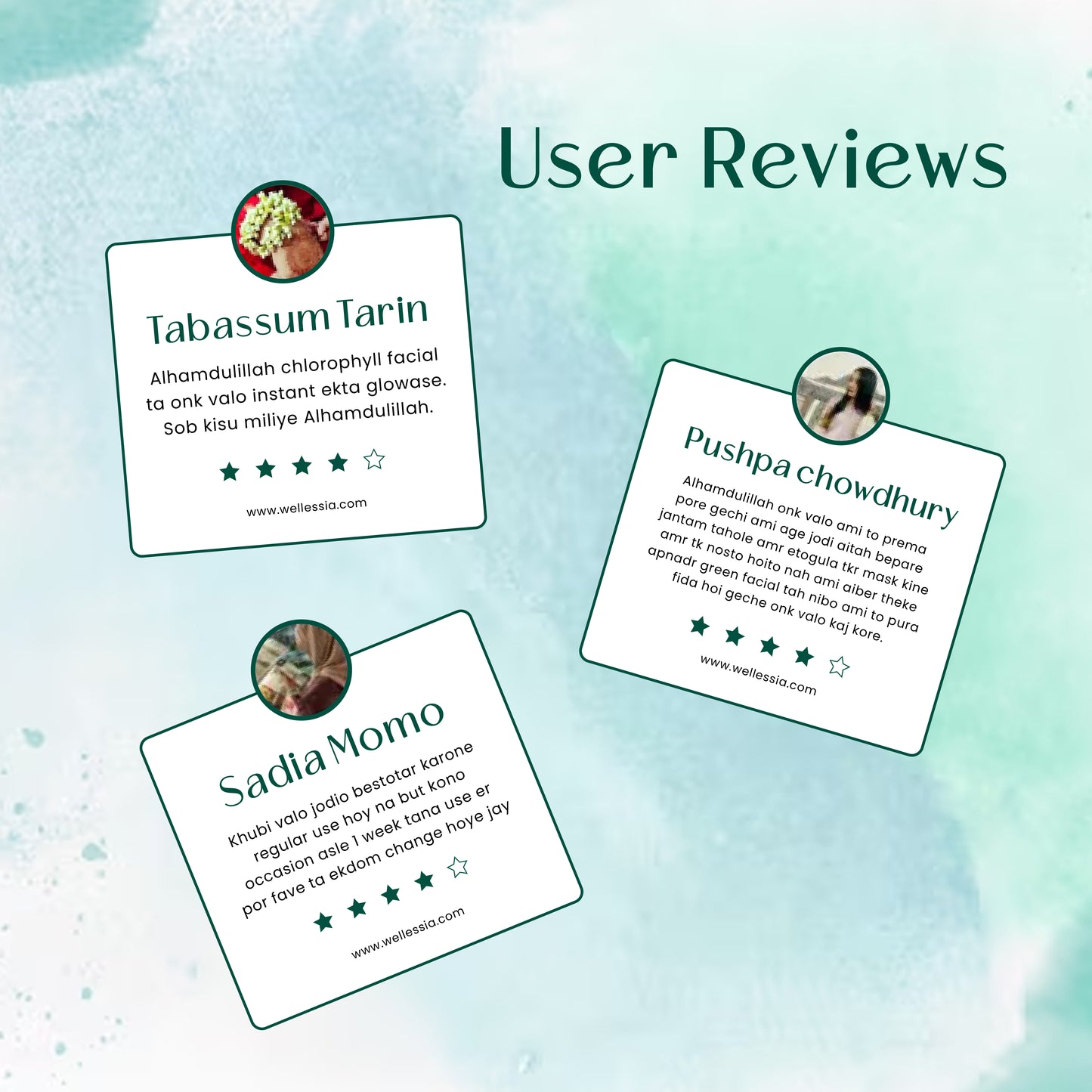 Wellessia Chlorophyll Facial Reviews