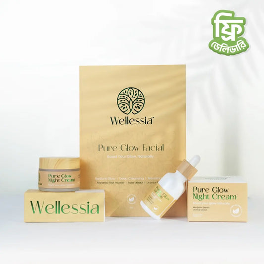 Pure Glow Combo (Facial, Serum, Night Cream)