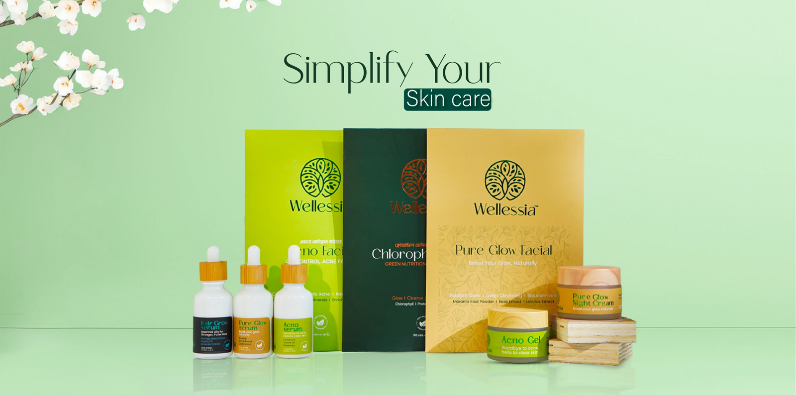 Wellessia natural skin care brand