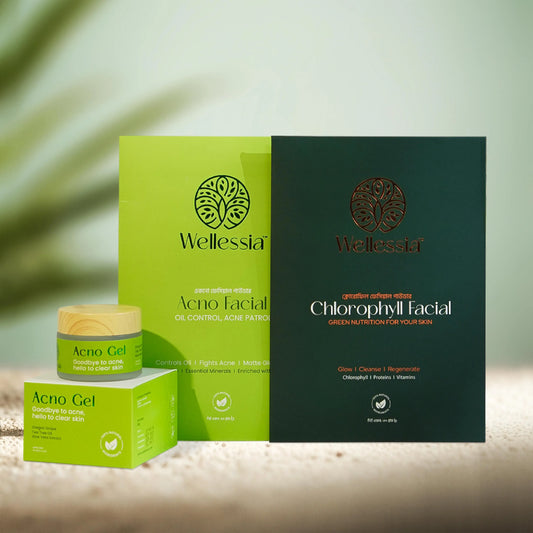 Acne Spot Combo (Chlorophyll Facial, Acno Facial & Gel)