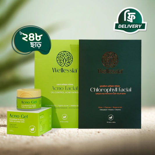 Acne Spot Combo (Chlorophyll Facial, Acno Facial & Gel)