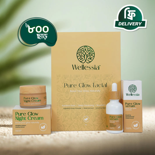 Pure Glow Set (Facial, Serum, Night Cream)