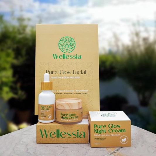 Pure Glow Set (Serum, Night Cream, Facial)