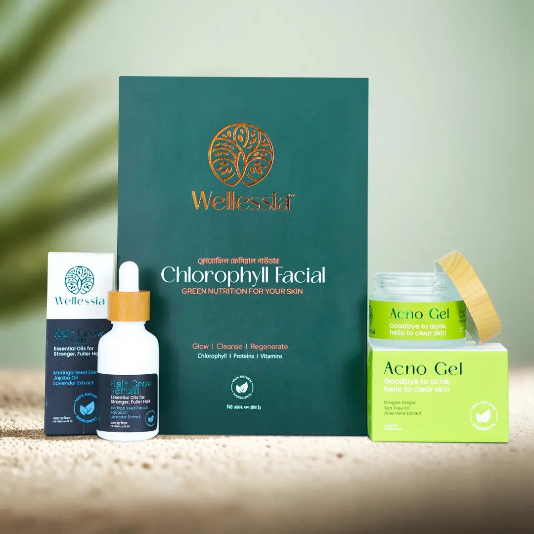 Winter Combo(Chlorophyll facial, Acno gel, Hair Grow Serum)